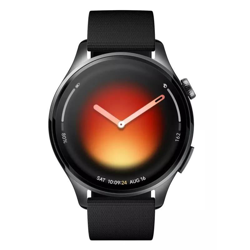 Smartwatch Xiaomi Watch 5 — AMOLED 1.54 cala 480x480, Bluetooth 5.4, Wodoodporny, Czujnik tętna, Czarny