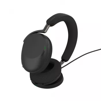 Jabra Evolve3 85 Zestaw słuchawkowy przewodowy i bezprzewodowy, nagłowny, rozmowy/muzyka, USB Type-A, Bluetooth, czarny