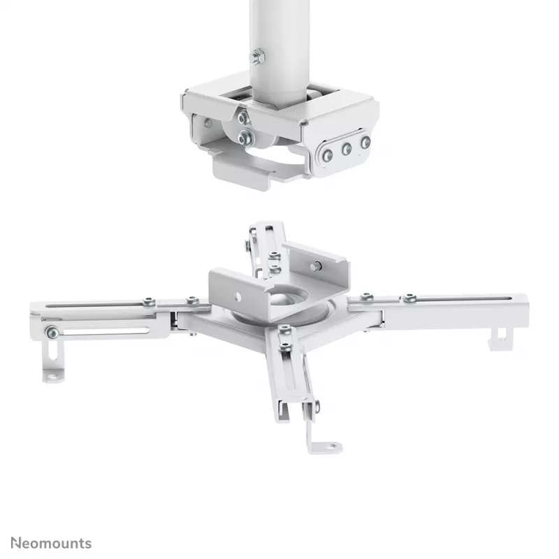 Uchwyt sufitowy do projektora Neomounts CL25-530WH1 — pełny ruch, maks. obciążenie 45 kg, wysokość 25,5 cm, biały