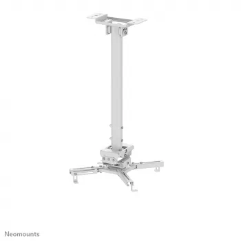 Neomounts CL25-540WH1 Uchwyt sufitowy do projektora - wys. 60,5-90,5 cm - łatwy montaż - pełny zakres ruchu