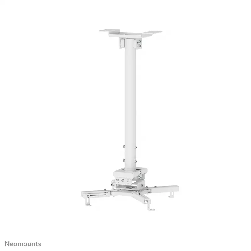 Neomounts CL25-540WH1 Uchwyt sufitowy do projektora - wys. 60,5-90,5 cm - łatwy montaż - pełny zakres ruchu