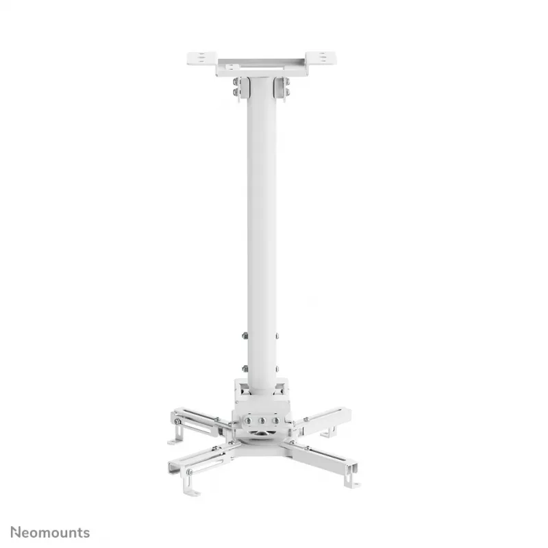 Neomounts CL25-540WH1 Uchwyt sufitowy do projektora - wys. 60,5-90,5 cm - łatwy montaż - pełny zakres ruchu