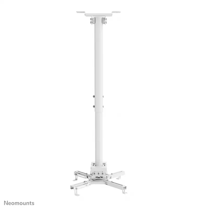 Neomounts CL25-540WH1 Uchwyt sufitowy do projektora - wys. 60,5-90,5 cm - łatwy montaż - pełny zakres ruchu