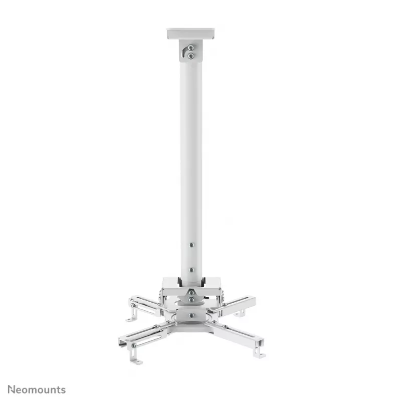 Neomounts CL25-540WH1 Uchwyt sufitowy do projektora - wys. 60,5-90,5 cm - łatwy montaż - pełny zakres ruchu