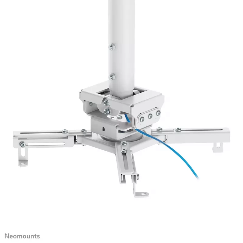 Neomounts CL25-540WH1 Uchwyt sufitowy do projektora - wys. 60,5-90,5 cm - łatwy montaż - pełny zakres ruchu