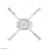 Neomounts CL25-540WH1 Uchwyt sufitowy do projektora - wys. 60,5-90,5 cm - łatwy montaż - pełny zakres ruchu
