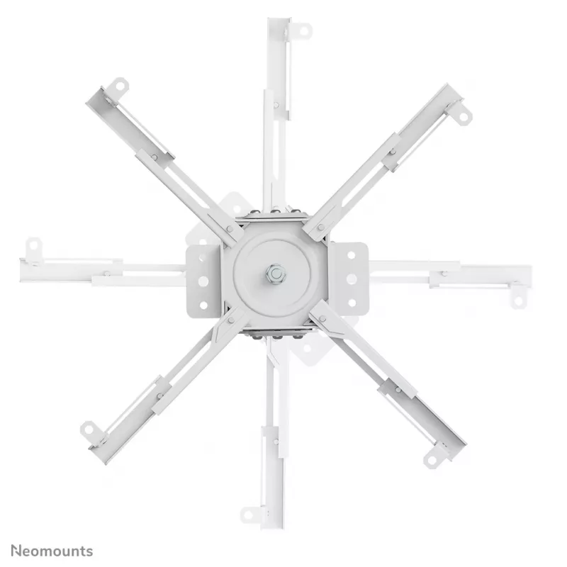 Neomounts CL25-540WH1 Uchwyt sufitowy do projektora - wys. 60,5-90,5 cm - łatwy montaż - pełny zakres ruchu