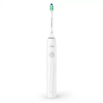 Szczoteczka soniczna z akumulatorem Philips Sonicare 2100 HX4022/01 — 1 uchwyt, 2 końcówki, bateria litowo-jonowa, tryb Daily Care