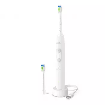Szczoteczka soniczna z akumulatorem Philips seria 4100 HX4042/41 — wbudowany akumulator litowo-jonowy, 2 końcówki, tryby Codzienna pielęgnacja i Pielęgnacja dziąseł