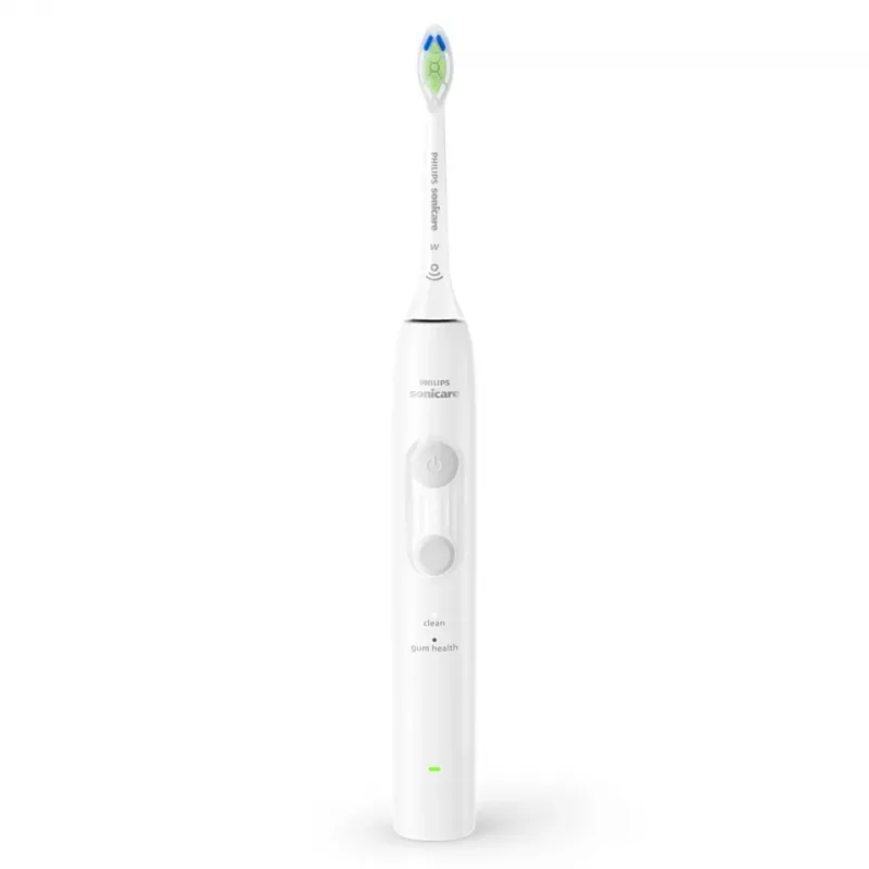 Szczoteczka soniczna z akumulatorem Philips seria 4100 HX4042/41 — wbudowany akumulator litowo-jonowy, 2 końcówki, tryby Codzienna pielęgnacja i Pielęgnacja dziąseł
