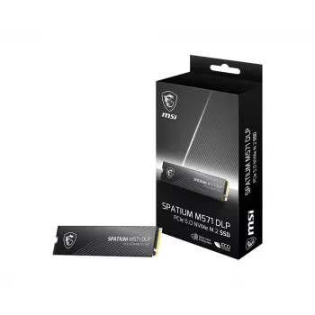 MSI SPATIUM M571 DLP PCIe 5.0 NVMe M.2 4T wewnętrzny dysk SSD 4 TB PCI Express 5.0 3D NAND