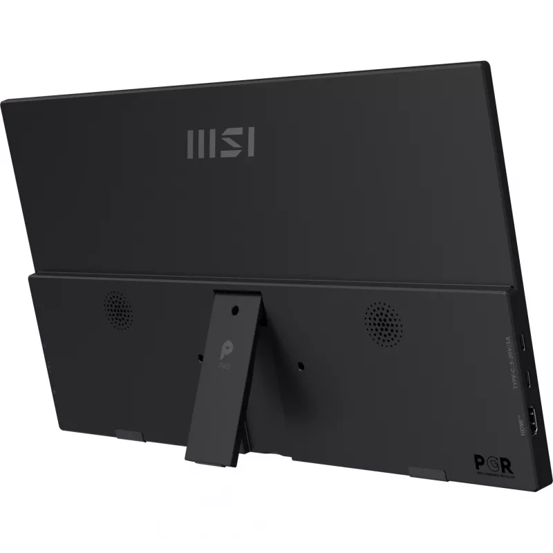 MSI PRO MP165 E6 przenośny telewizor/monitor Przenośny monitor Czarny 39,6 cm (15,6 cala) LED 1920 x 1080 pikseli