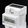 Trójfazowy licznik energii QOLTEC 50980 — 400 V, 100 A z resetem