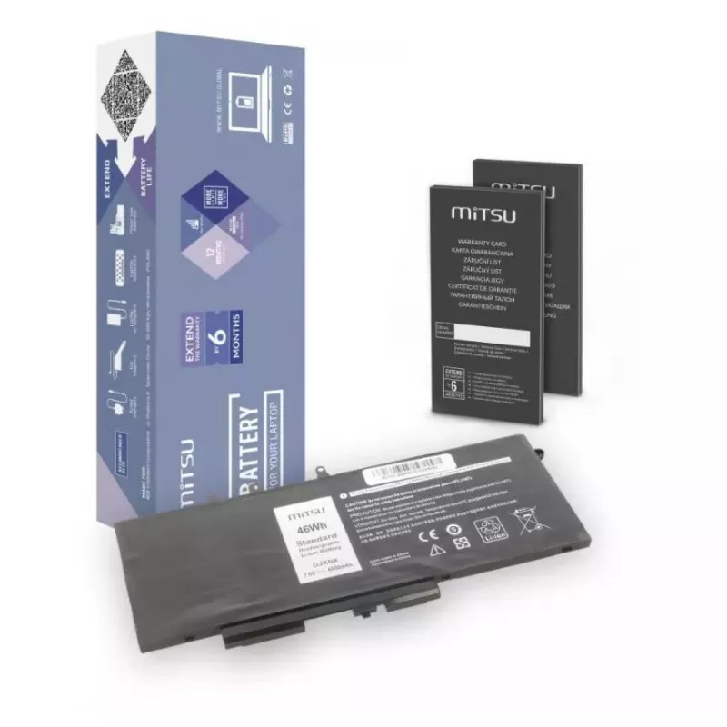 Akumulator MITSU 5BM335 do laptopa Dell, 6000 mAh