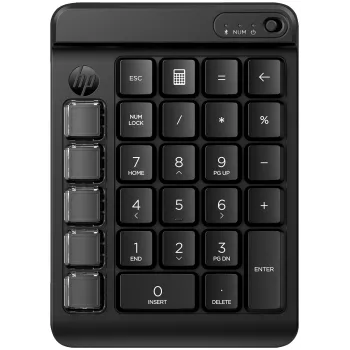 HP 430 Programowalna Klawiatura Numeryczna Bezprzewodowa, Bluetooth, Mechaniczna, Czarna
