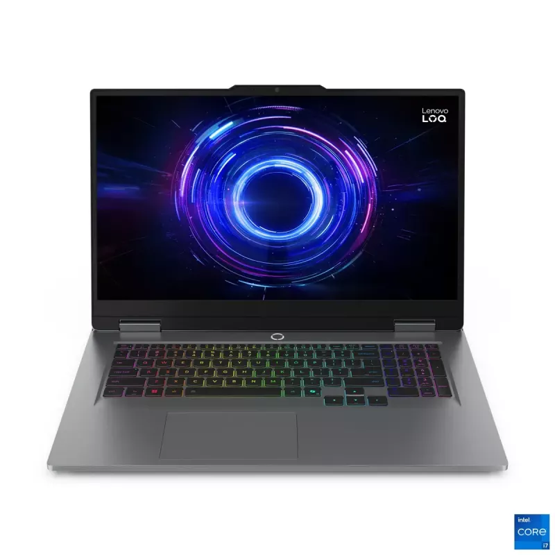 Laptop Lenovo LOQ 17IRX10 17,3 cala FHD IPS i7-13650HX 16GB DDR5 1TB SSD NVIDIA GeForce RTX 5060 8GB Windows 11 Home Luna Grey