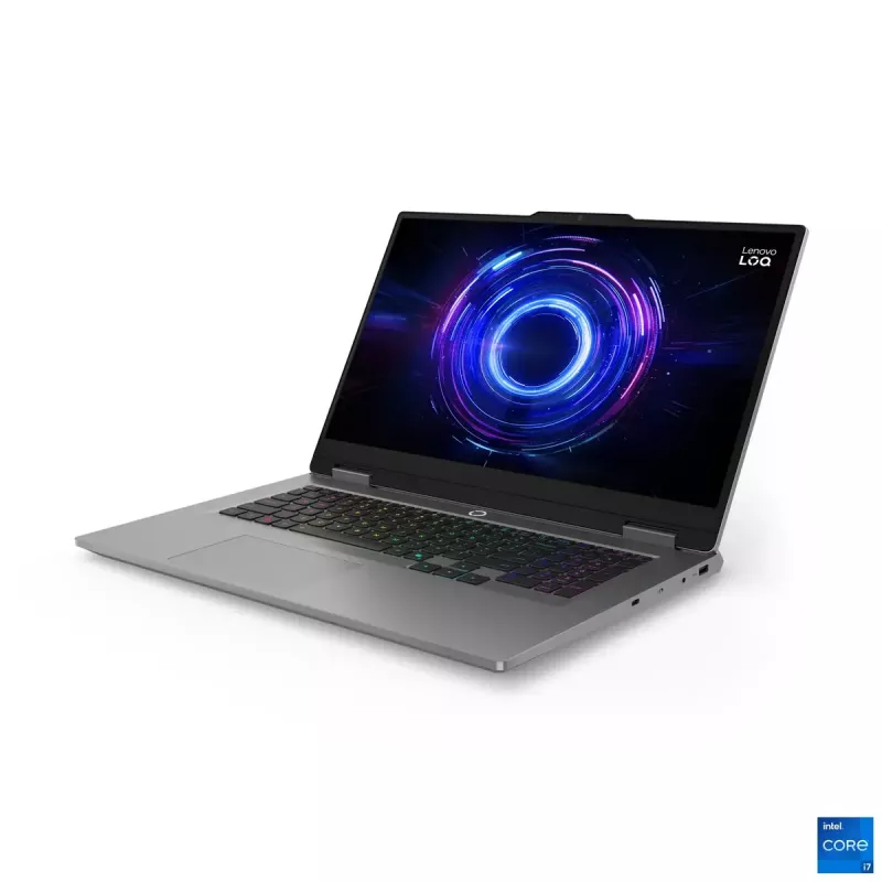 Laptop Lenovo LOQ 17IRX10 17,3 cala FHD IPS i7-13650HX 16GB DDR5 1TB SSD NVIDIA GeForce RTX 5060 8GB Windows 11 Home Luna Grey