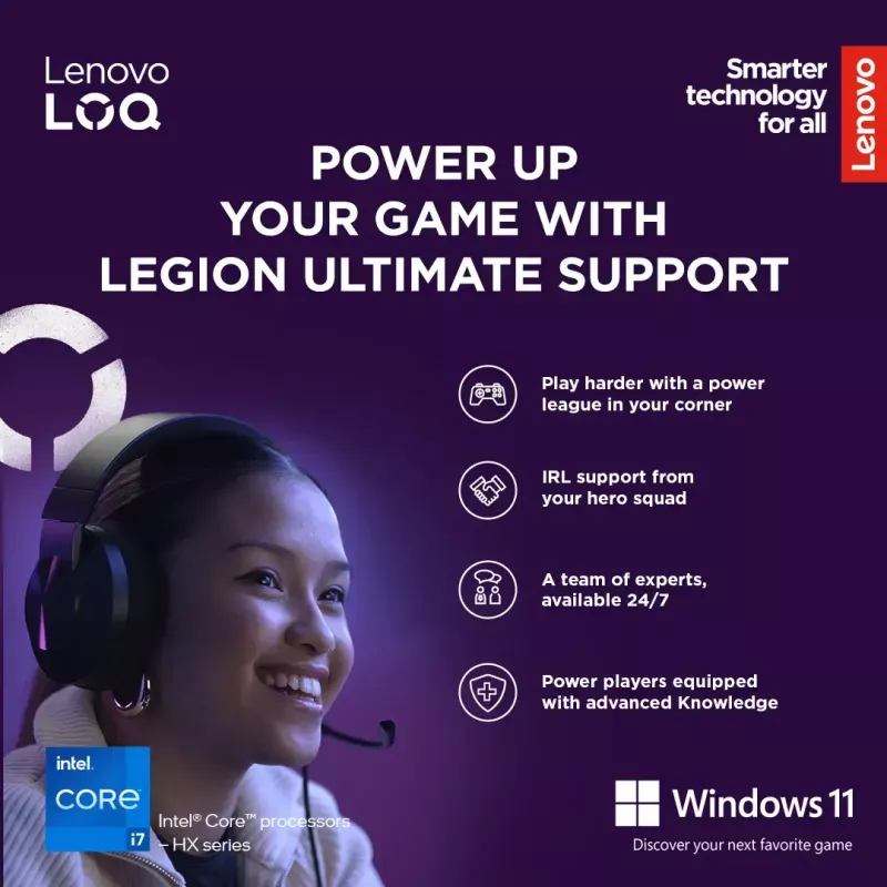 Laptop Lenovo LOQ 17IRX10 17,3 cala FHD IPS i7-13650HX 16GB DDR5 1TB SSD NVIDIA GeForce RTX 5060 8GB Windows 11 Home Luna Grey