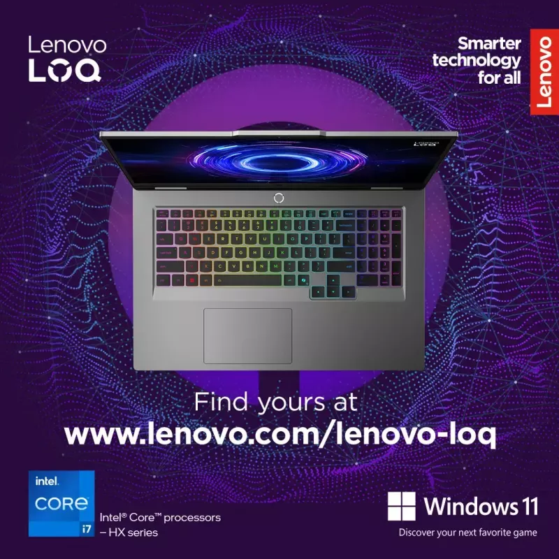 Laptop Lenovo LOQ 17IRX10 17,3 cala FHD IPS i7-13650HX 16GB DDR5 1TB SSD NVIDIA GeForce RTX 5060 8GB Windows 11 Home Luna Grey
