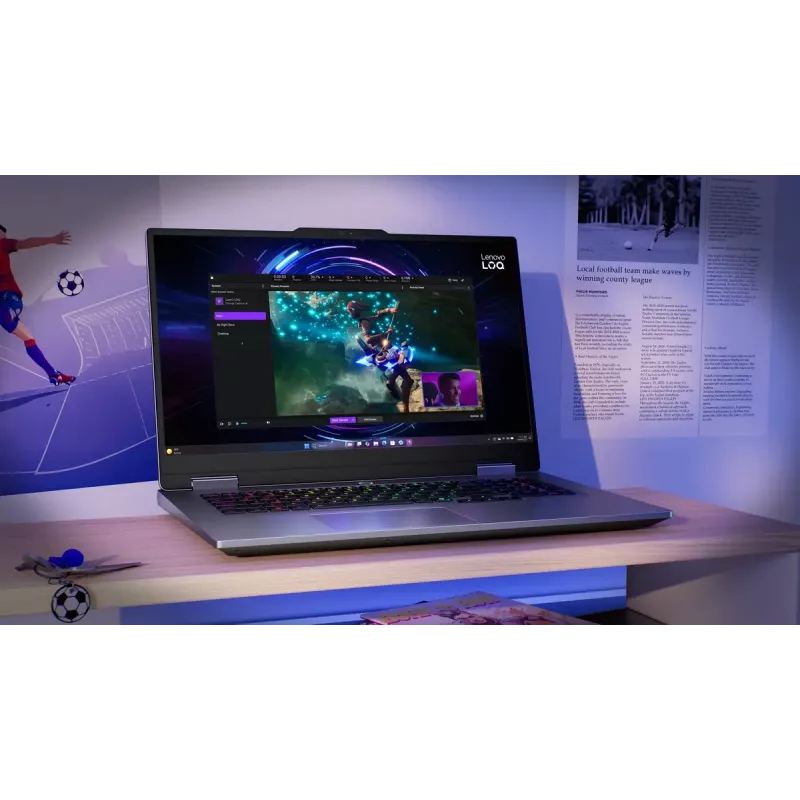 Laptop Lenovo LOQ 17IRX10 17,3 cala FHD IPS i7-13650HX 16GB DDR5 1TB SSD NVIDIA GeForce RTX 5060 8GB Windows 11 Home Luna Grey