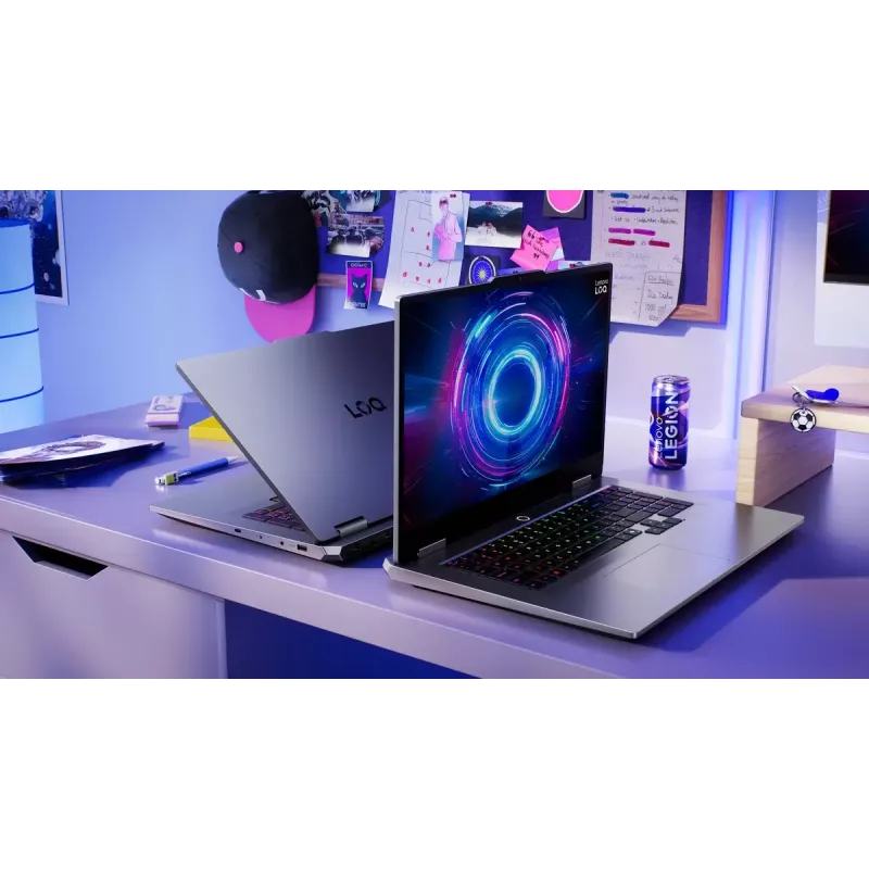 Laptop Lenovo LOQ 17IRX10 17,3 cala FHD IPS i7-13650HX 16GB DDR5 1TB SSD NVIDIA GeForce RTX 5060 8GB Windows 11 Home Luna Grey