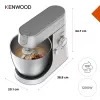 Mikser stojący Kenwood Chef XL KVL4110S — 1200 W, misa 6,7 L ze stali nierdzewnej, obrót planetarny, blender, srebrny