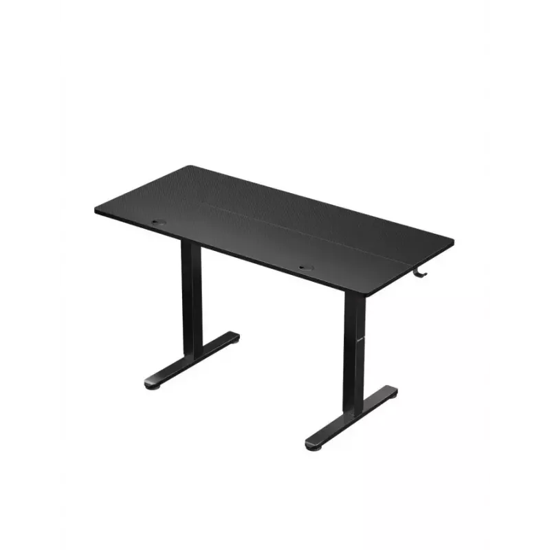 Proste biurko gamingowe Huzaro Hero 8.2 Czarny MDF prostokątny 1200x600 mm, regulacja wysokości 720–1180 mm, obciążenie 80 kg