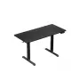 Proste biurko gamingowe Huzaro Hero 8.2 Czarny MDF prostokątny 1200x600 mm, regulacja wysokości 720–1180 mm, obciążenie 80 kg