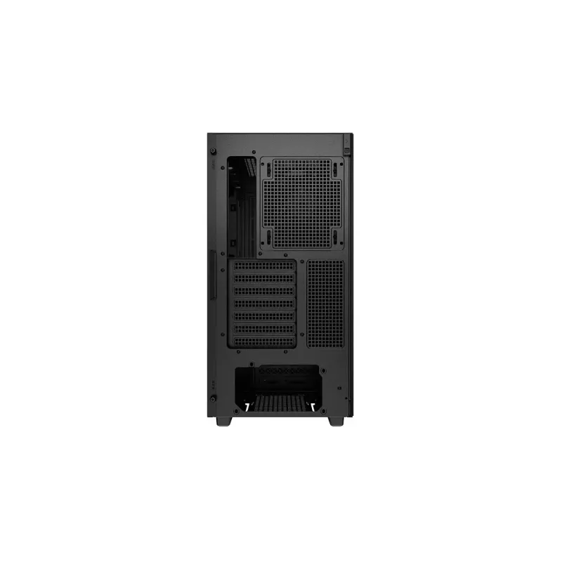 Obudowa PC DeepCool CH510 Midi Tower Czarna — hartowane szkło, microATX/ATX, obsługa chłodnic 360 mm z przodu/na górze, maks. GPU 38 cm, zasilacz na dole, 7 slotów rozszerzeń