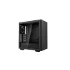 Obudowa PC DeepCool CH510 Midi Tower Czarna — hartowane szkło, microATX/ATX, obsługa chłodnic 360 mm z przodu/na górze, maks. GPU 38 cm, zasilacz na dole, 7 slotów rozszerzeń
