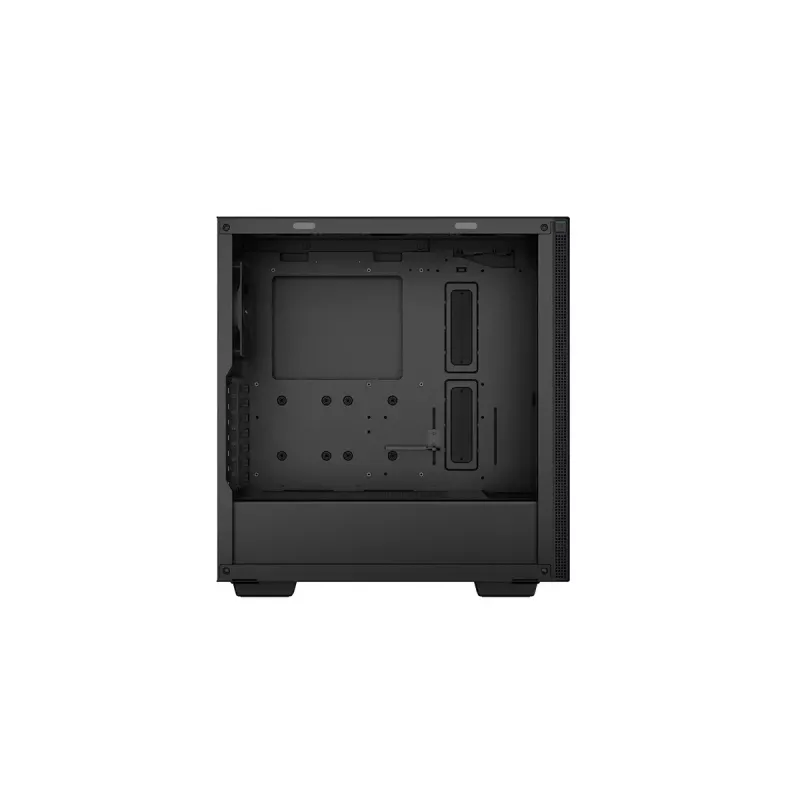 Obudowa PC DeepCool CH510 Midi Tower Czarna — hartowane szkło, microATX/ATX, obsługa chłodnic 360 mm z przodu/na górze, maks. GPU 38 cm, zasilacz na dole, 7 slotów rozszerzeń