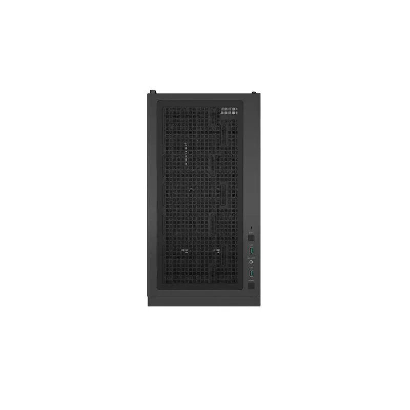 Obudowa PC DeepCool CH510 Midi Tower Czarna — hartowane szkło, microATX/ATX, obsługa chłodnic 360 mm z przodu/na górze, maks. GPU 38 cm, zasilacz na dole, 7 slotów rozszerzeń