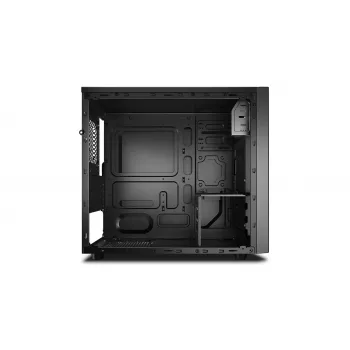 Obudowa PC DeepCool Matrexx 30 SI Mini Tower — Micro ATX/Mini-ITX, 3x3,5 cala + 2x2,5 cala zatoki, GPU 25 cm, chłodzenie CPU 15,1 cm, zasilacz górny, czarna