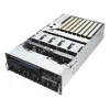 Serwer rack ASUS ESC8000A-E13 (4U) Srebrny — LGA 6096, AMD EPYC, DDR5, do 3 TB, 24 DIMM, 2× CPU, zasilacz 3200 W