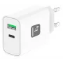 Techly IPW-USB-30WACG ładowarka do urządzeń mobilnych Uniwersalna Biały AC Szybkie ładowanie Wewnętrzna