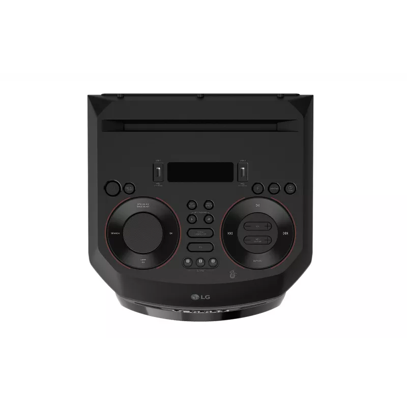Głośnik imprezowy LG XBOOM RNC5 — 2.0 kanały, 2-drożny, Bluetooth 4.0 (AAC/SBC), USB-A, FM, podświetlenie RGB LED, 13,8 kg