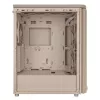Obudowa PC ASUS ProArt PA401 Wood Edition Beige — mid-tower, przedni panel metalowy