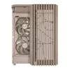 Obudowa PC ASUS ProArt PA401 Wood Edition Beige — mid-tower, przedni panel metalowy