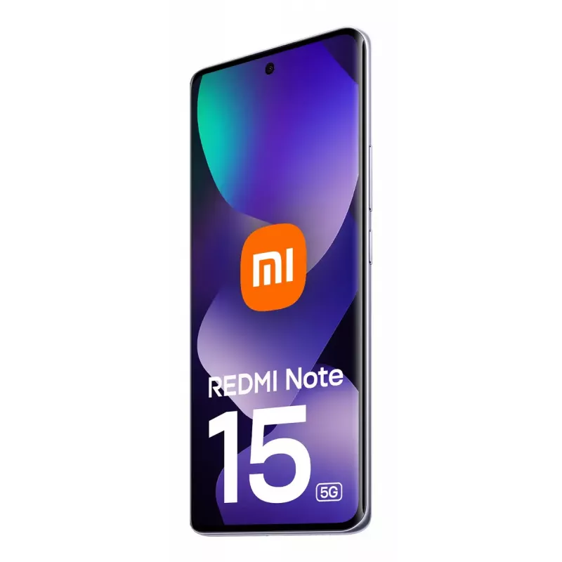 Smartfon Xiaomi Redmi Note 15 5G — Snapdragon 6 Gen 3, 8 GB RAM, 256 GB, 6,67 cala FHD+, 108 MP, 5520 mAh, fioletowy