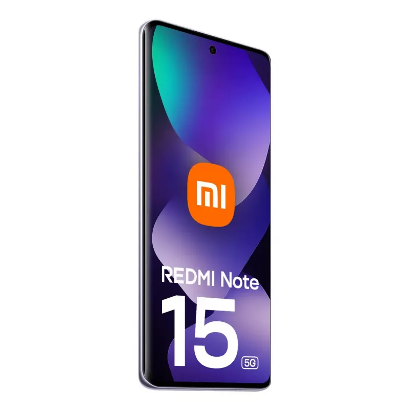 Smartfon Xiaomi Redmi Note 15 5G — Snapdragon 6 Gen 3, 8 GB RAM, 256 GB, 6,67 cala FHD+, 108 MP, 5520 mAh, fioletowy