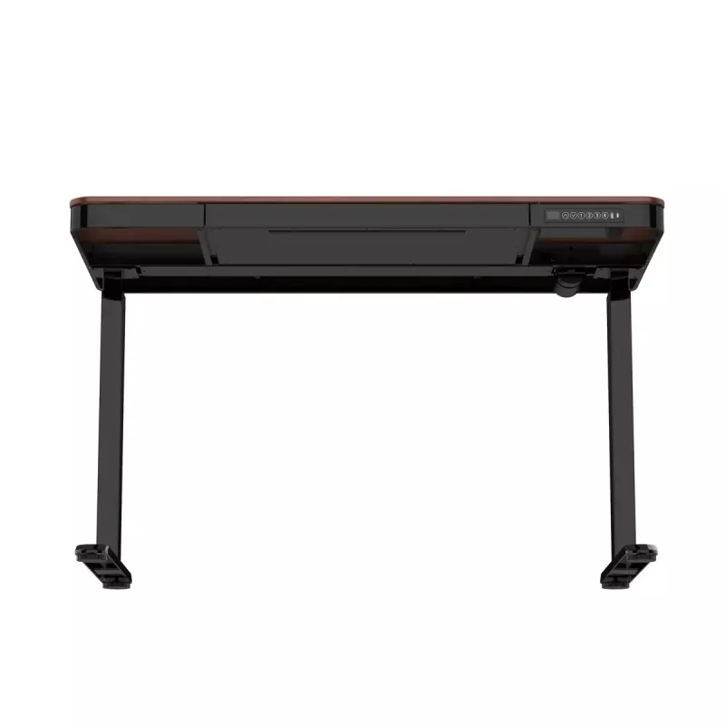 Biurko ActiveJet ET119W-C elektryczne biurko z regulacją wysokości 140x70 cm czarny/orzech z portami USB-A i USB-C