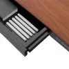 Biurko ActiveJet ET119W-C elektryczne biurko z regulacją wysokości 140x70 cm czarny/orzech z portami USB-A i USB-C