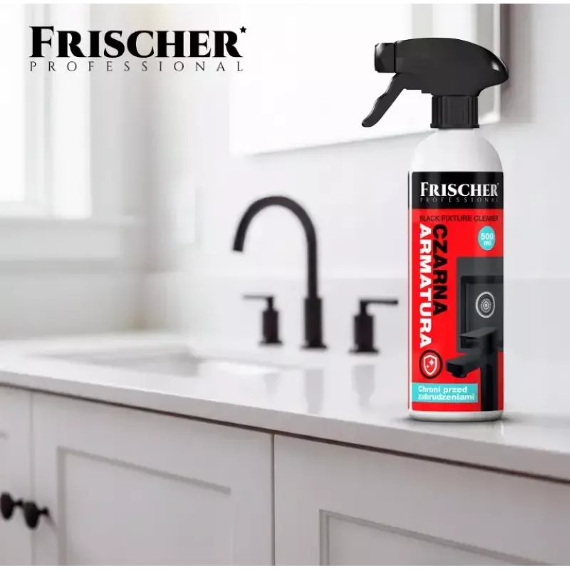 Płyn czyszczący FRISCHER Frischer czarny środek do czyszczenia armatury 0.5 l butelka z rozpylaczem