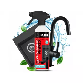 Płyn czyszczący FRISCHER Frischer czarny środek do czyszczenia armatury 0.5 l butelka z rozpylaczem