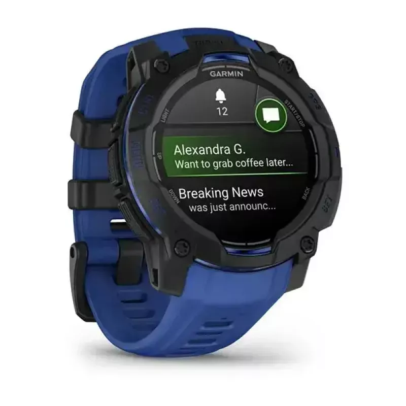 Smartwatch GARMIN Instinct 3 AMOLED 1,2 cala GPS, koperta 45 mm, wyświetlacz 390x390, 10 ATM, bateria Li-Ion