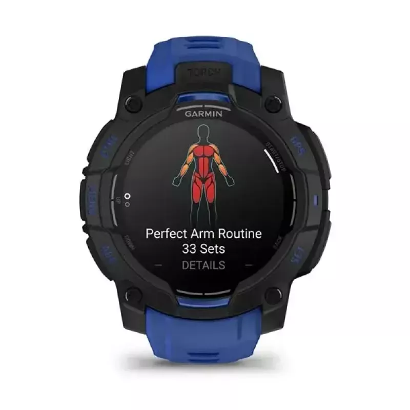 Smartwatch GARMIN Instinct 3 AMOLED 1,2 cala GPS, koperta 45 mm, wyświetlacz 390x390, 10 ATM, bateria Li-Ion