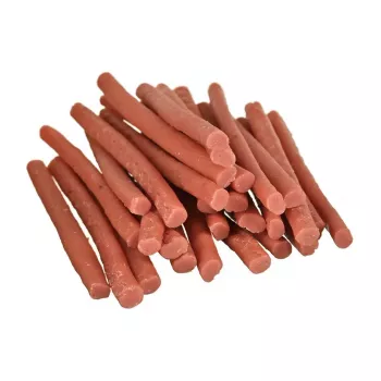 Przysmak dla psa PETITTO Kabanosy z łososia 500 g — przekąska w stylu kabanosów z łososia dla psów
