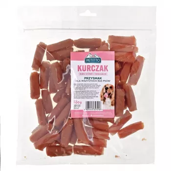 Przysmak dla psa PETITTO rurki ryżowe z kurczakiem 500 g