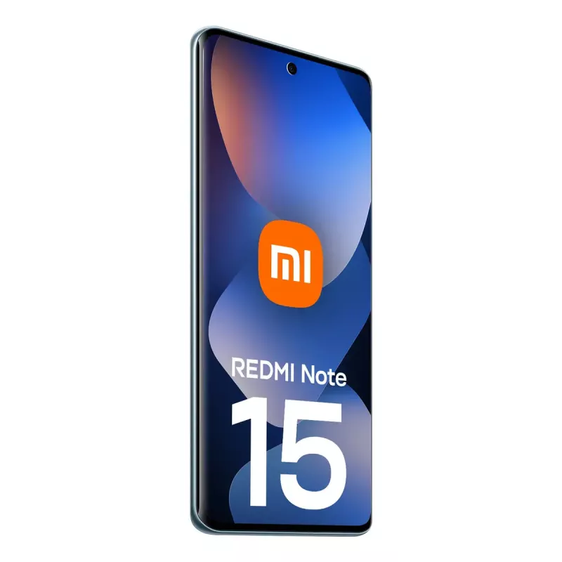 Smartfon Xiaomi Redmi Note 15, wyświetlacz AMOLED 6,77 cala 120 Hz, 6 GB RAM, 128 GB, 6000 mAh, niebieski