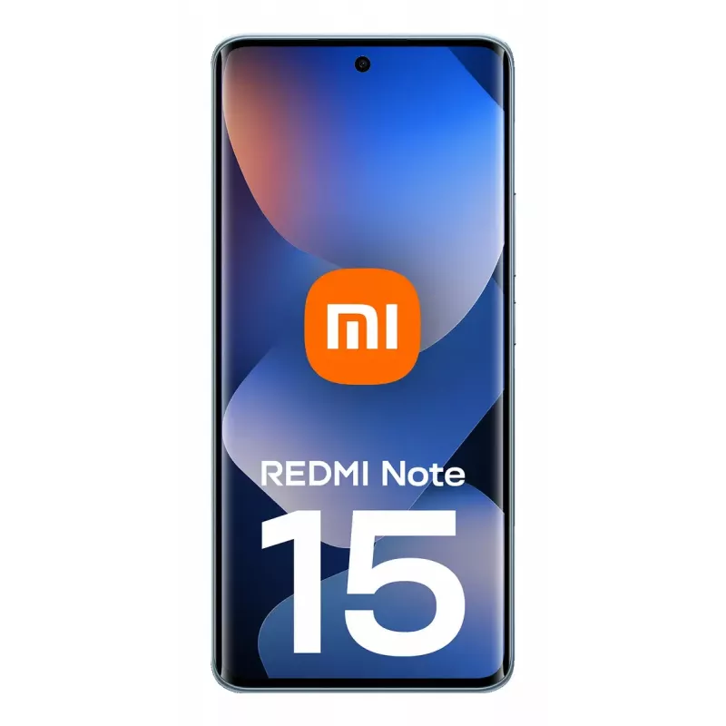 Smartfon Xiaomi Redmi Note 15, wyświetlacz AMOLED 6,77 cala 120 Hz, 6 GB RAM, 128 GB, 6000 mAh, niebieski